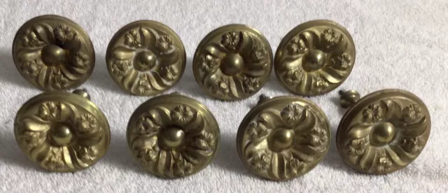 antique brass drapery tie backs Set Of 8