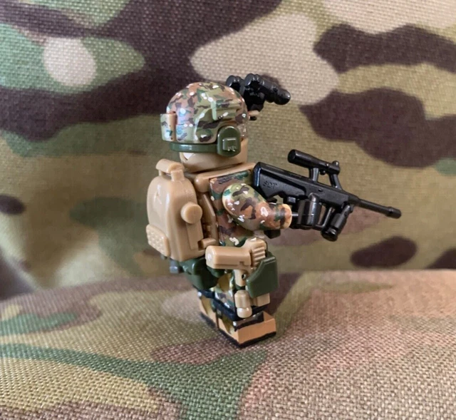 CUSTOM PAINTED CRYE Multicam Commando Military Minifig Display Army ADF ...