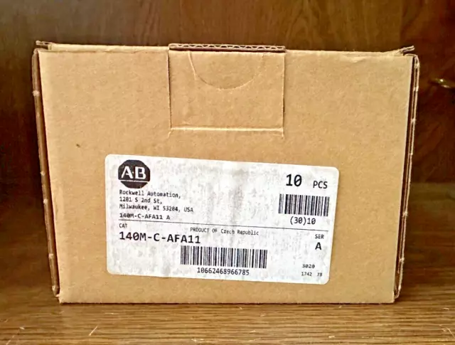 Allen-Bradley 140M-C-AFA11 Auxiliary Contact Block - White - NEW IN BOX