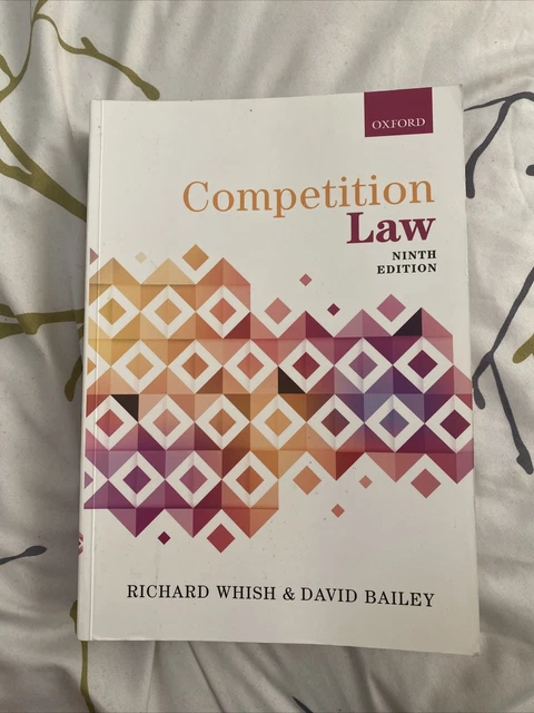 *NEW* Competition Law (9th Edition, OUP 2018) Whish and Bailey Textbook