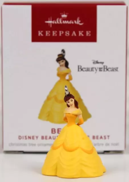 Hallmark Disney Belle Beauty And The Beast Miniature Christmas Ornament New 2022 2