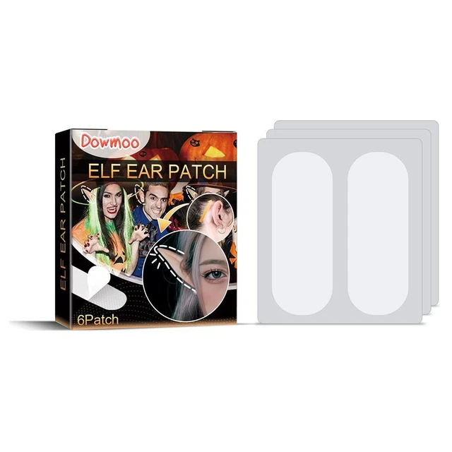 Transparent Ear Correction Stickers Strong Stickiness 3 Pairs Halloween Cosmetic