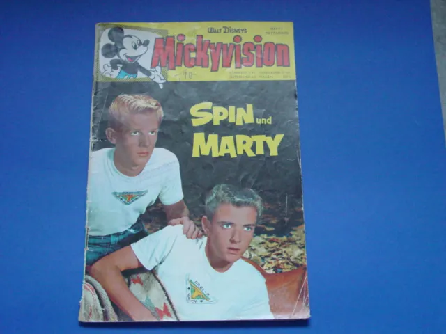 Mickyvision Nr.1, Spin + Marty, Walt Disney Comic Heft, Ehapa Verlag,1962
