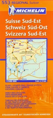 Michelin Map 553 Regional. Suisse S... by Michelin Publication Sheet map, folded