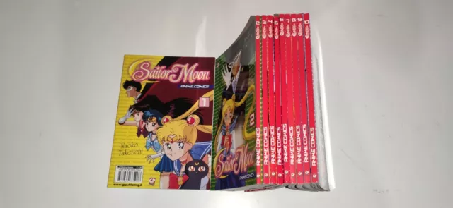 Sailor Moon Anime Comics 1/10 Serie Completa - Gp Manga - In Condizioni Ottime