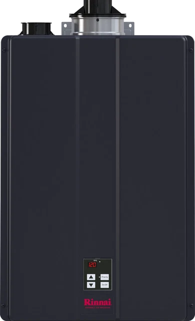 Rinnai CU199IP Sensei 11 GPM 199000 BTU 120 Volt Commercial - Charcoal
