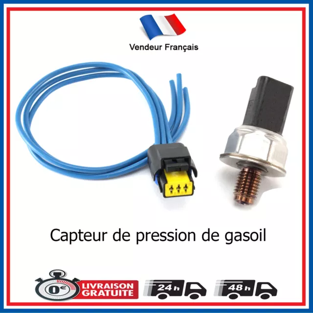 Fiche Capteur pression gasoil compatible 407 307 308 1,6 hdi 1920GW 9658227880