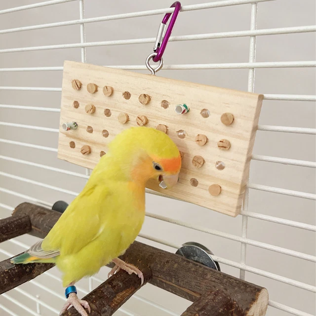 Climbing Chew Toy Wooden Foraging Toy Bite Resistant For Parrots