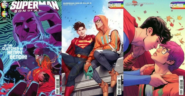 Superman: Son Of Kal-El #5 3 Cover Set A B C Unread Dc Comics Pride Bisexual