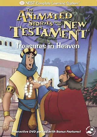 Animated Stories from the New Testament: Treasures in Heaven (DVD) New Sealed