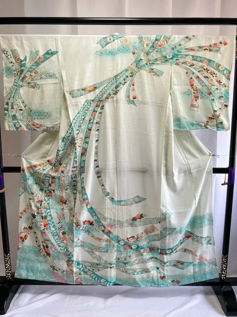 Vintage Japanese kimono - Beautiful Silk Kimono robe