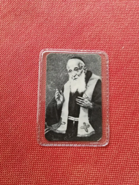 Beato Padre Leopoldo Vecchio Santino Con Reliquia #461