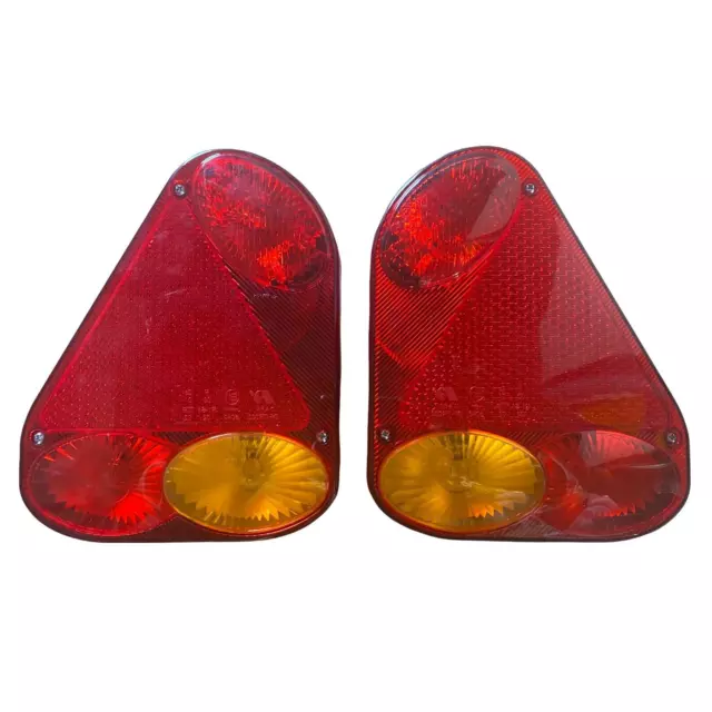 Pair of  Rear light units-REAR LAMPS  Will fit Paxton & Apache trailers