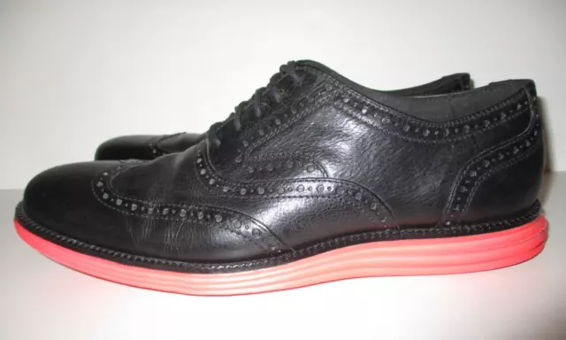 COLE HAAN GRAND Wing Leather Wingtip Shoes Men's 10.5M $33.99 - PicClick