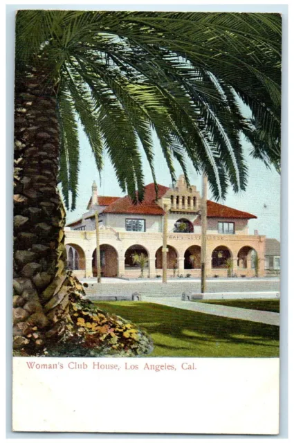 c1910 Woman's Club House Los Angeles California CA Antique Unposted Postcard