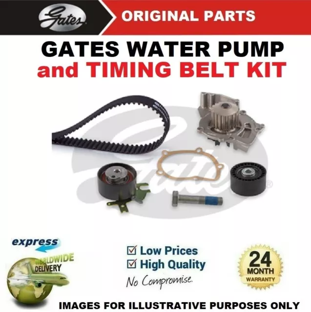 GATES WATER PUMP & TIMING BELT KIT for CITROEN C5 III Break 2.0HDi 140 2009->