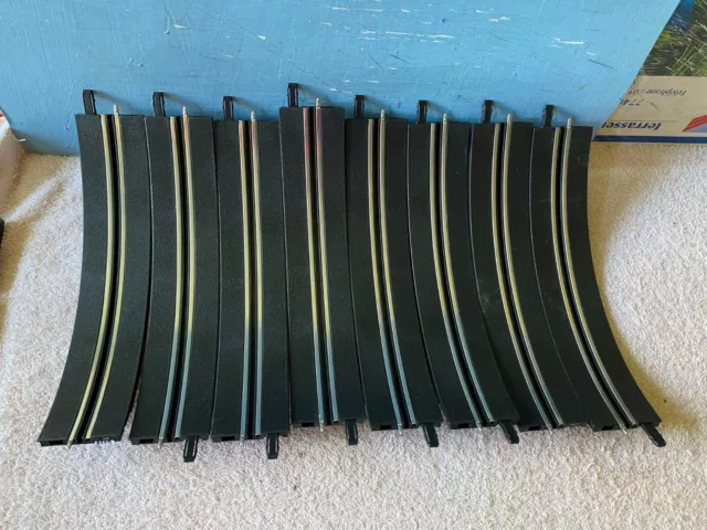 Lot de 8 rails de looping CARRERA GO  circuits autos routiers électriques