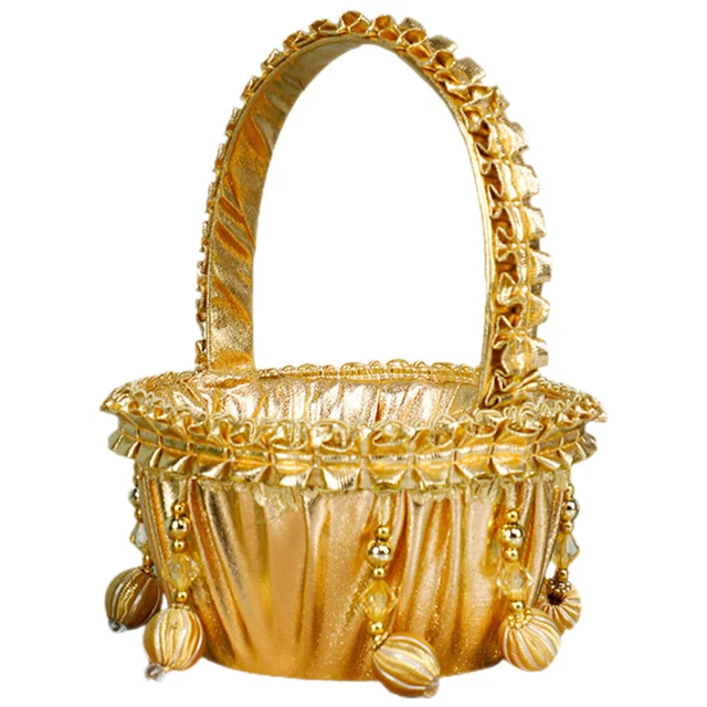 Cesto di fiori souvenir di nozze come regalo Pasqua-dolci-cesto allegro