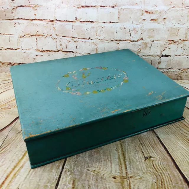 Vtg Richard Hudnut "Success" Wooden Salesman Display Vanity Storage Perfume Box