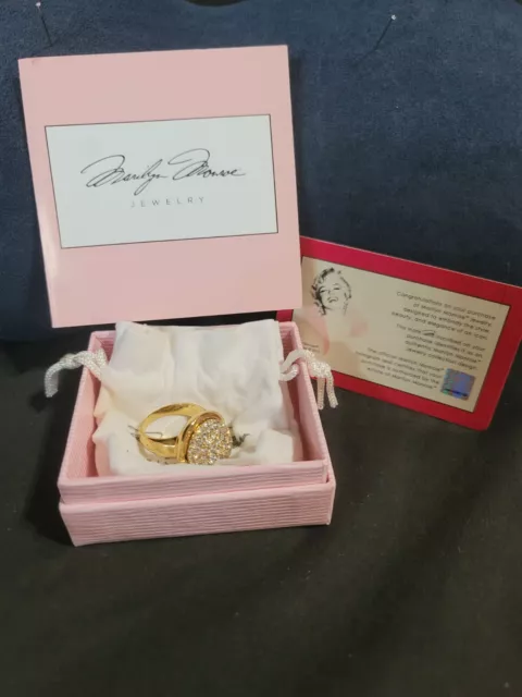 Marilyn Monroe CZ Diamond Dome Ring Replica Size 10