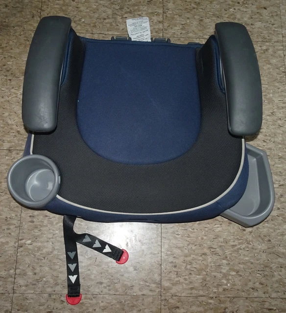 Graco Turbo LX NB booster Car Seat Navy / Gray - Backless -Model #‎2033682