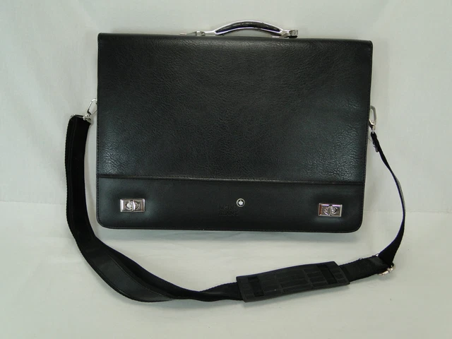 Montblanc Mont Blanc Aktentasche Tasche schwarz Montblanc Mont Blanc Aktentasche Tasche schwarz