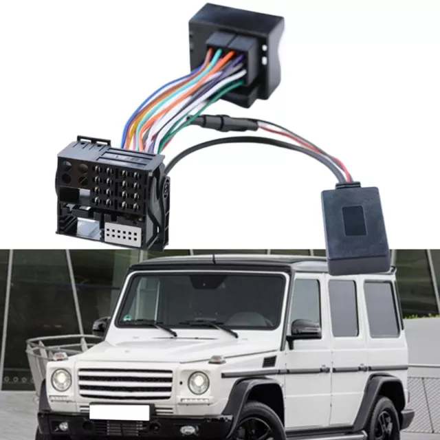 Adaptateur de câble voiture AUX pour Benz W169 W209 W164 connecter de manière