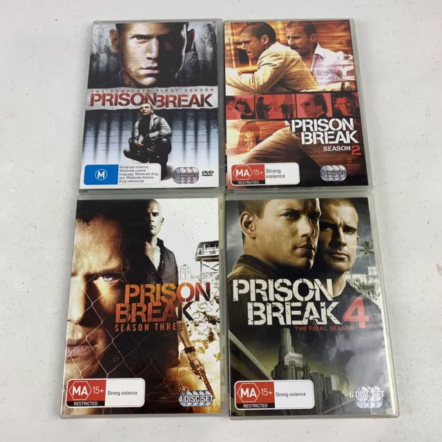 Prison Break The Complete Series Seasons 1-4 DVD Region 4 Free Tracked Postage