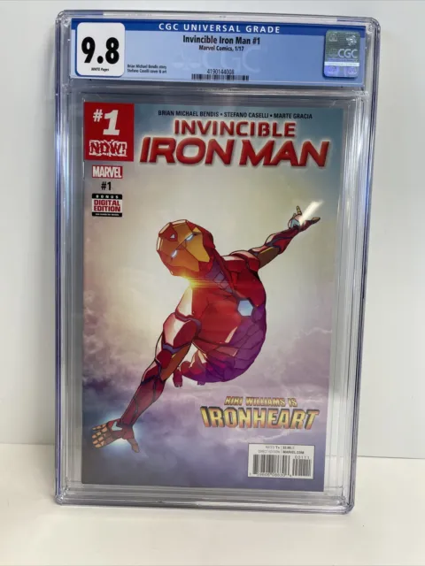 Invincible Iron Man #1 2017 CGC 9.8 Riri Williams Ironheart