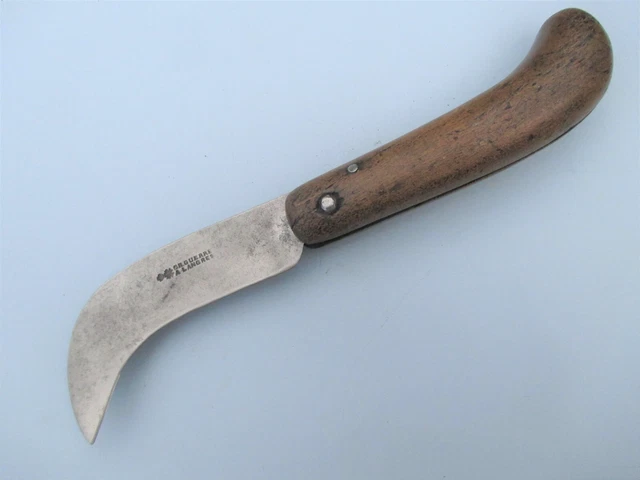 Couteau Ancien Ed. Wüsthof Vintage Avant 1895 - Pièce Unique En Corne, Collection Allemagne