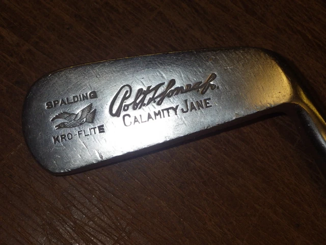 A BOBBY JONES CALAMITY JANE SPALDING KRO-FLIGHT BLADE PUTTER; together