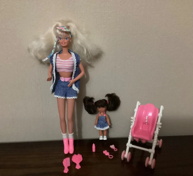Barbie 1995 Strollin' Fun - Barbie Et Kelly - Mattel - Neuf