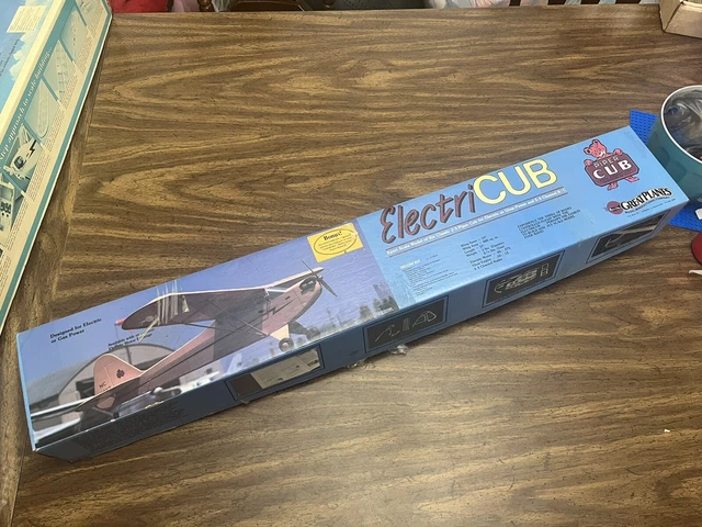 Rc Model Aircraft Great Planes Elecri Cub Kit 59" With Motor For 2-3 Channel Rc Model Aircraft Great Planes Elecri Cub Kit 59" With Motor For 2-3 Channel