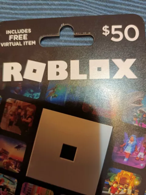  Roblox Physical Gift Card [Includes Free Virtual Item