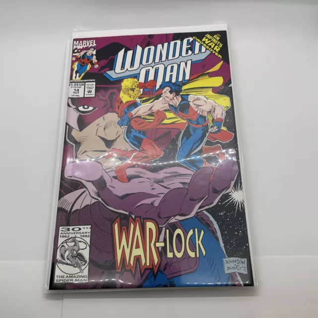 Wonder Man #14 Marvel Comics 1992 Infinity War Tie-In vs Adam Warlock! Fast Ship