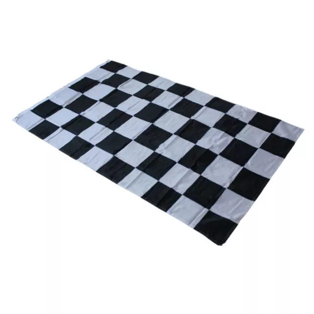 Classic Black and White Checkered Flag 3x5FT Suitable for Flagpoles or Walls 2