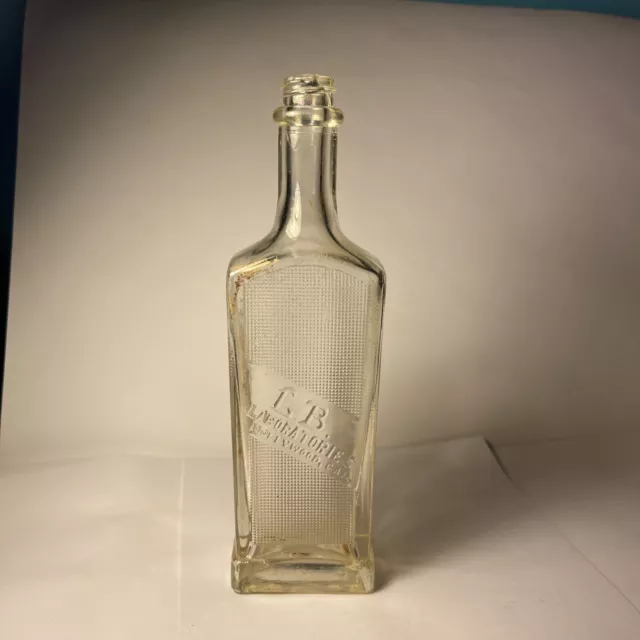 HOLLYWOOD CALIFORNIA - Antique Glass Bottle • LB Laboratories