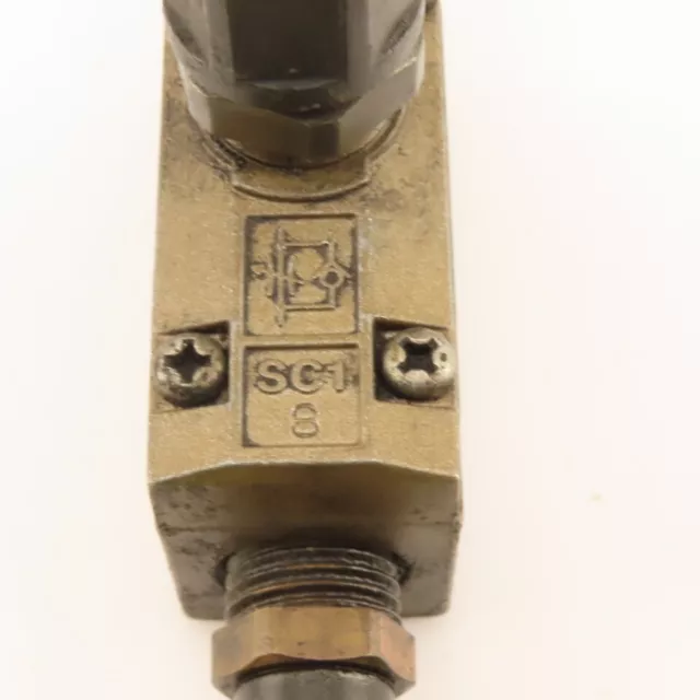 CKD SC1 1/4" NPT Flow Control Check Valve 2