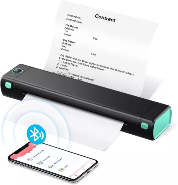 Stampante termica portatile carta Bluetooth A4 wireless 216 mm per lotto Phomemo M08F