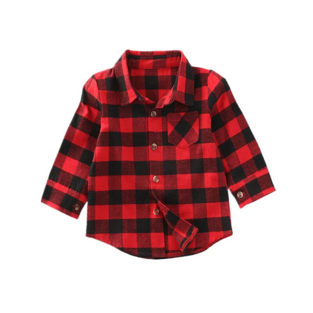 T-shirt a maniche lunghe bambino controlli bambini ragazzi top camicetta abiti ragazze