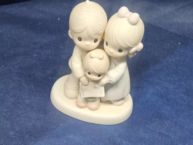 Vintage Enesco 1994, Precious Moments "God Bless the Day We Found You" EUC