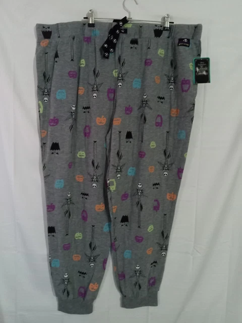 New Disney Tim Burton's The Nightmare Before Christmas Jogger Pants Pajama