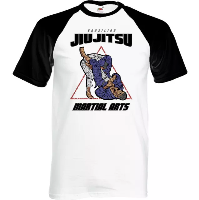 HOMBRE BRASILEÑO JIU Jitsu Palabra Nube Camiseta Mma Mezcla Artes