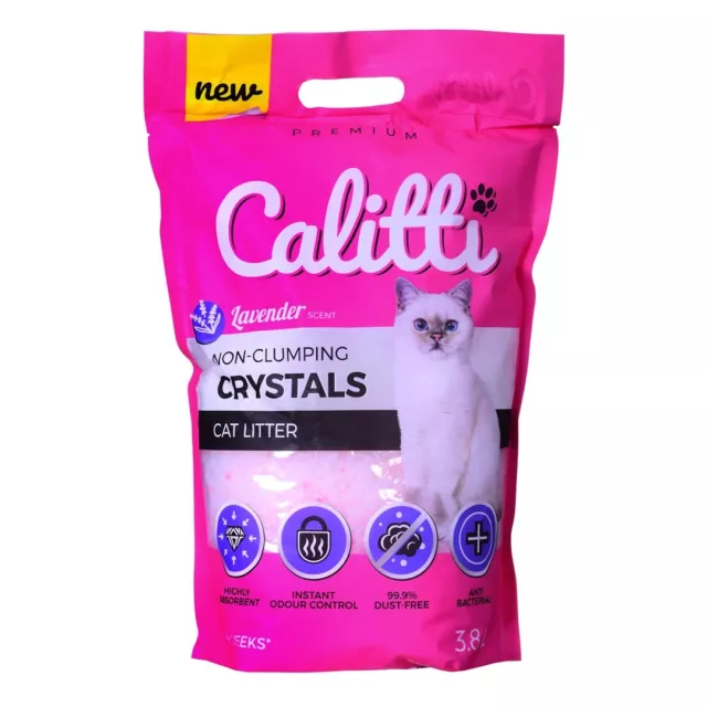 5907222223352 Calitti Crystal Lavender  - Silikonstreu 3.8l Calitti