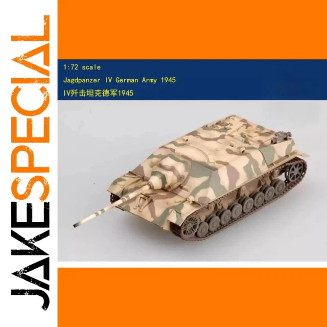Maquette Plastique 1/72 Trumpeter Jagdpanzer IV Allemand - Kit à Monter Et Peindre