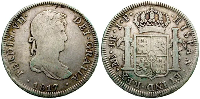 Fernando Vii. 4 Reales. Lima. 1817. Jp.