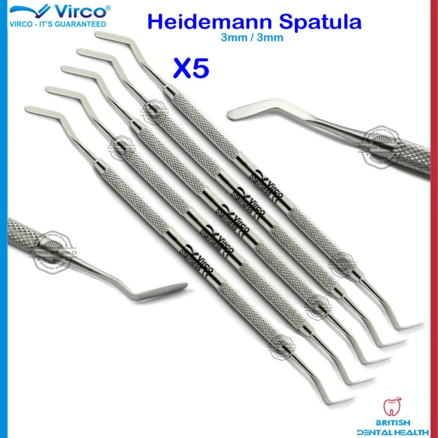 Dentaire Orthodontique Outils Heidemann Séparation Spatule X5 Acier Inoxydable