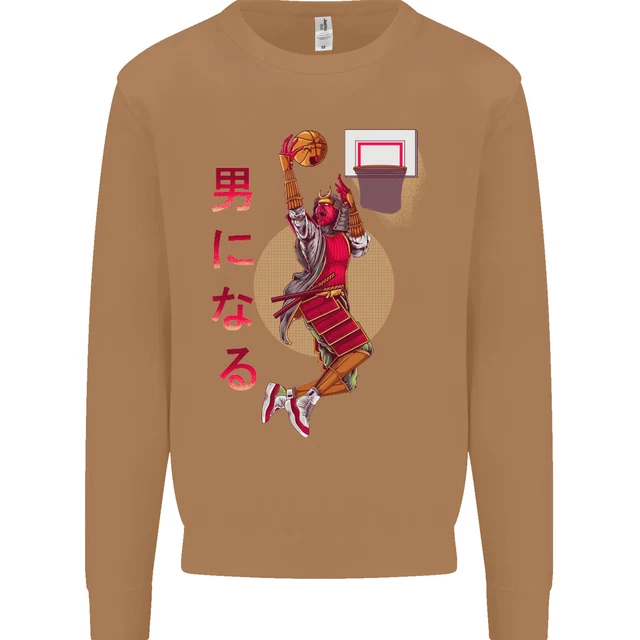 Felpa maglione giocatore di basket samurai uomo 8