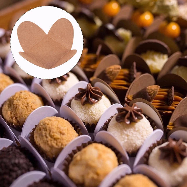 150pz Involucri Cioccolato Torta Matrimonio Coppa da Panificio Involucro Dessert Carta da Panno
