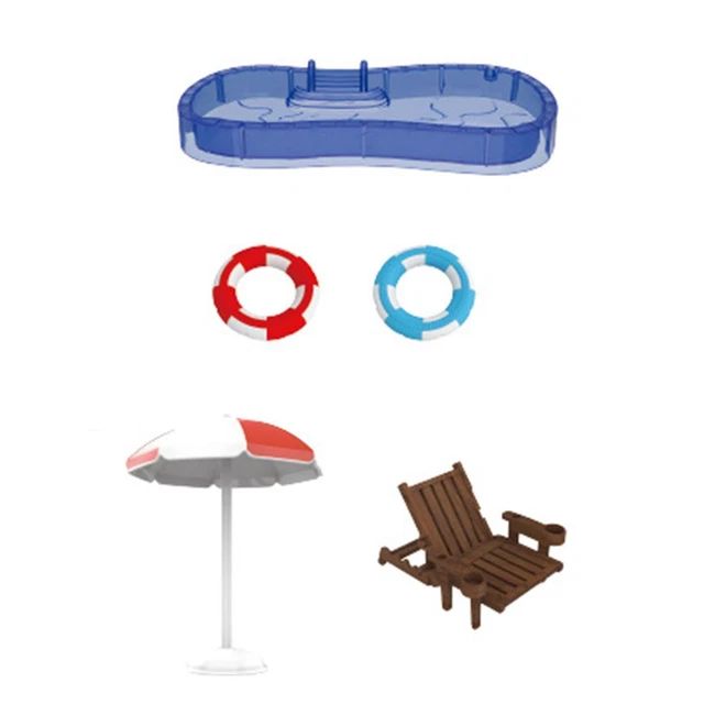 BARBIE TROPICAL POOL & Patio Set 1986 EUR 85,00 - FR
